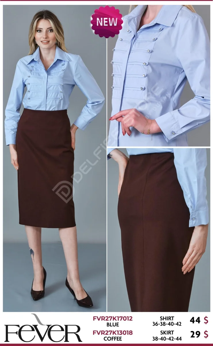 Юбка FEVER (Brown, модель FVR27K13018) оптом