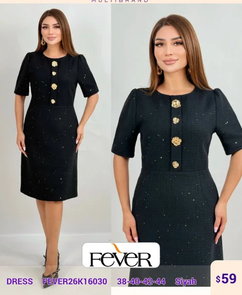 Платье FEVER (Black, модель FEVER26K16030) оптом