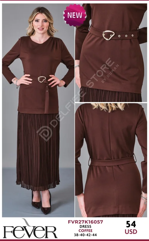 Платье FEVER (Brown, модель FVR27K16057) оптом