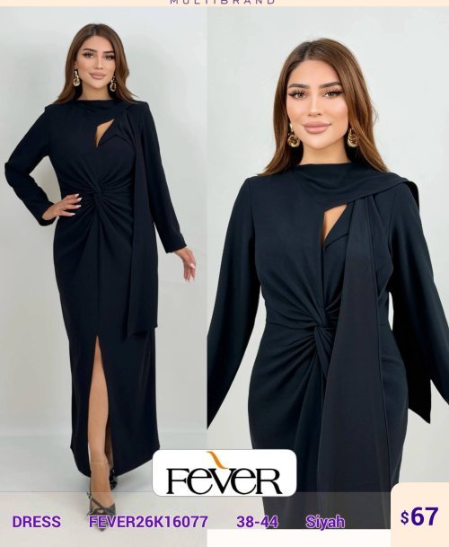 Платье FEVER (Black, модель FEVER26K16077) оптом