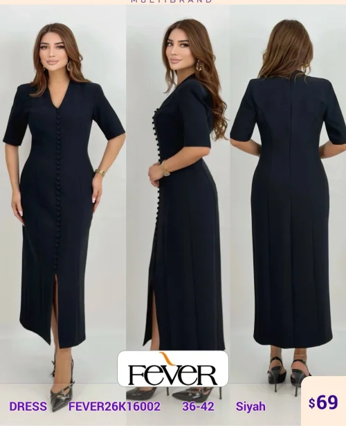 Платье FEVER (Black, модель FEVER26K16002) оптом