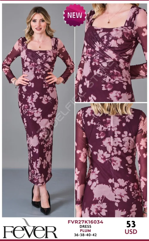 Платье FEVER (Purple, модель FVR27K16034) оптом