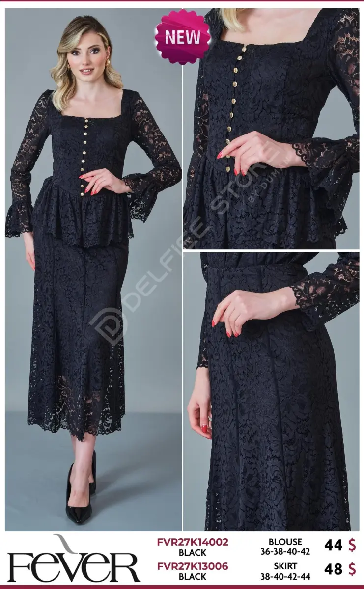 Юбка FEVER (Black, модель FVR27K13006) оптом