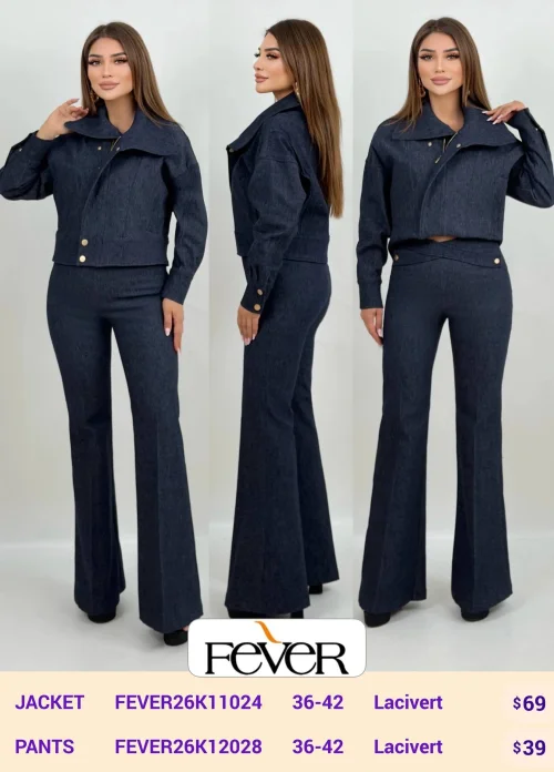 Жакет FEVER (Navy, модель FEVER26K11024) оптом