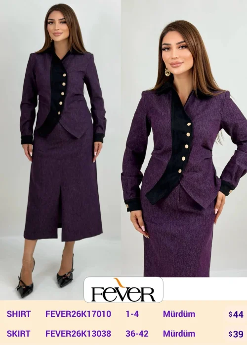 Юбка FEVER (Purple, модель FEVER26K13038) оптом