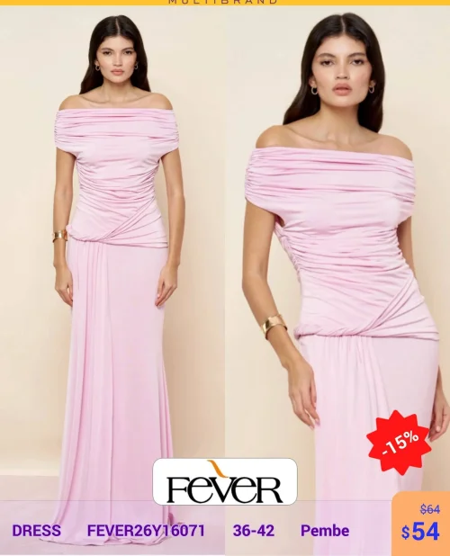 Платье FEVER (Розовый, модель FEVER26Y16071) оптом