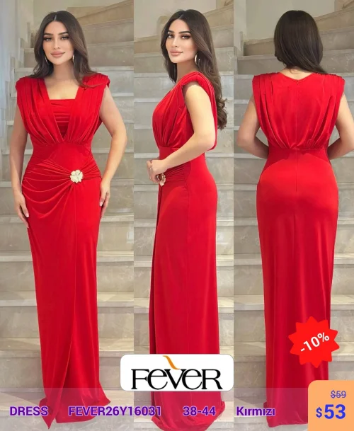 Платье FEVER (Красный, модель FEVER26Y16031) оптом