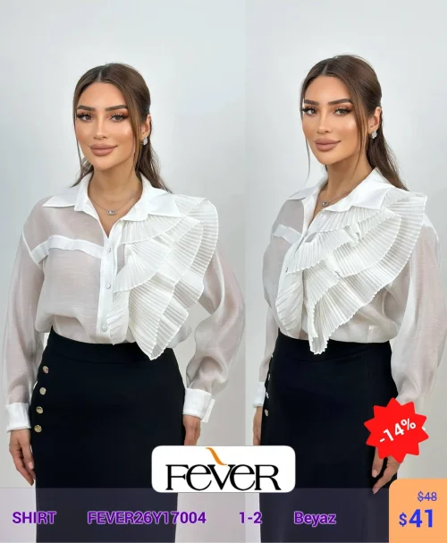 Рубашка FEVER (модель FEVER26Y17004) оптом