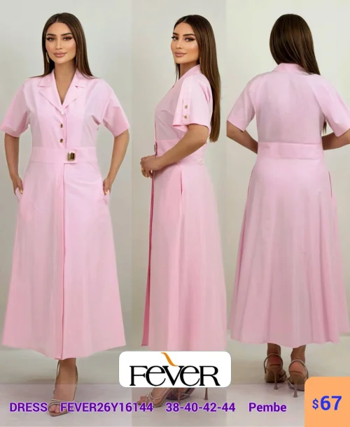 Платье FEVER (Розовый, модель FEVER26Y16144) оптом