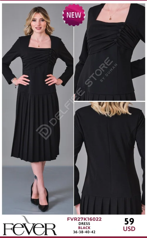 Платье FEVER (Black, модель FVR27K16022) оптом