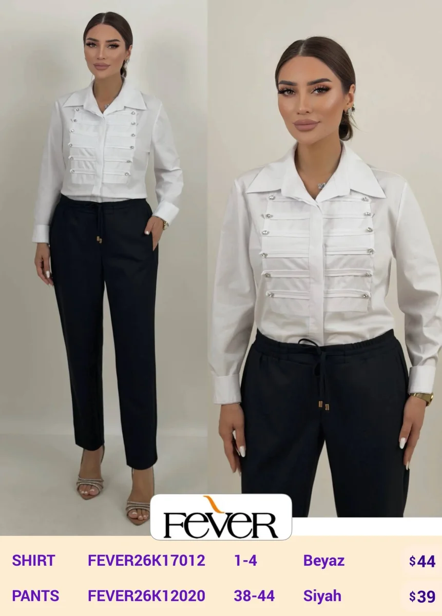 Брюки FEVER (Black, модель FEVER26K12020) оптом