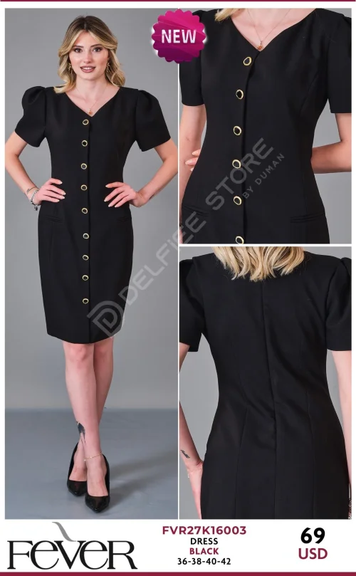 Платье FEVER (Black, модель FVR27K16003) оптом