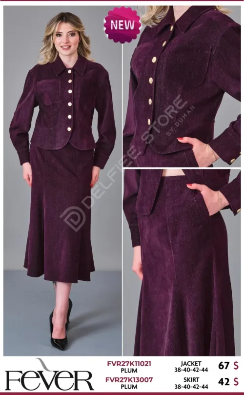 Юбка FEVER (Purple, модель FVR27K13007) оптом
