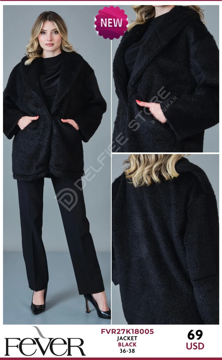 Жакет FEVER (Black, модель FVR27K18005) оптом