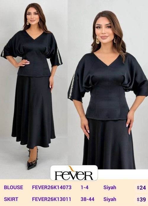 Блузка FEVER (Black, модель FEVER26K14073) оптом
