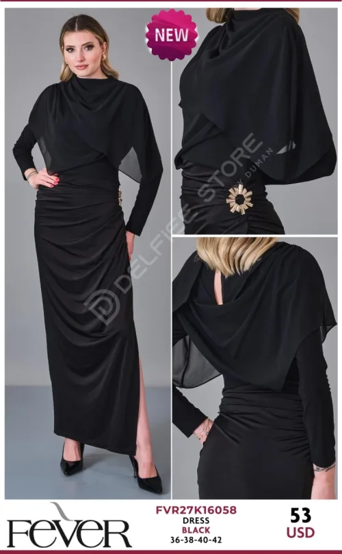 Платье FEVER (Black, модель FVR27K16058) оптом