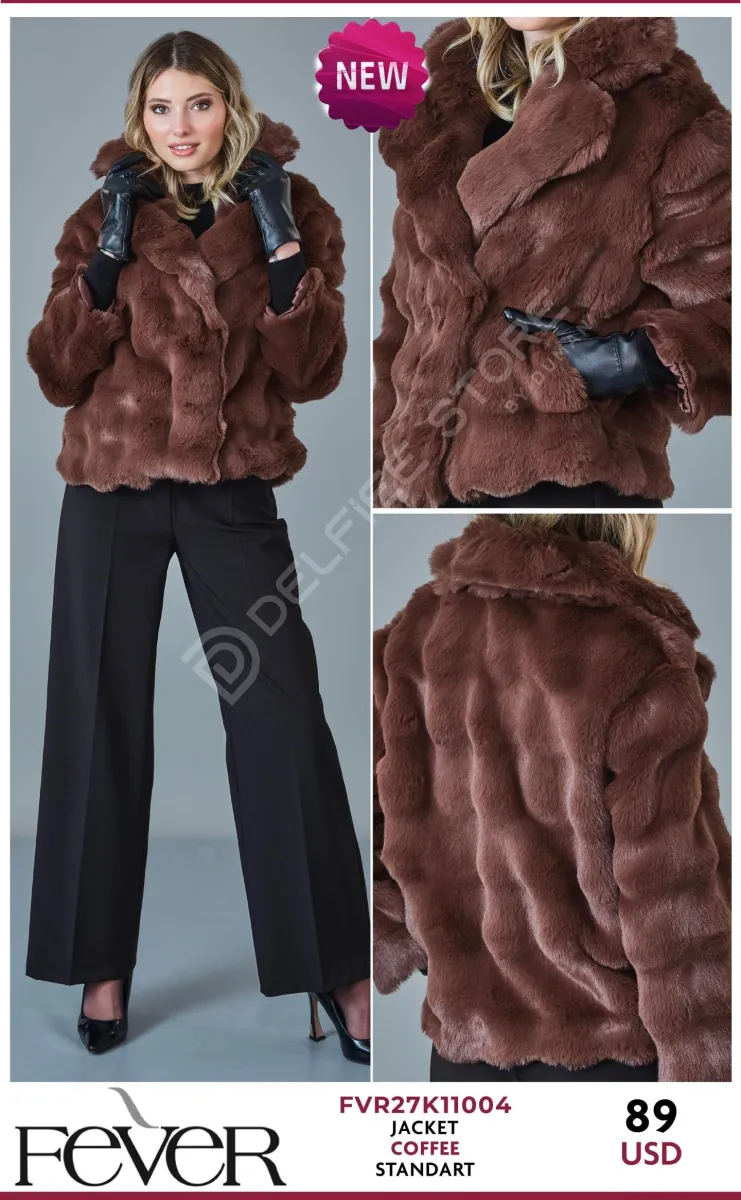 Жакет FEVER (Brown, модель FVR27K11004) оптом