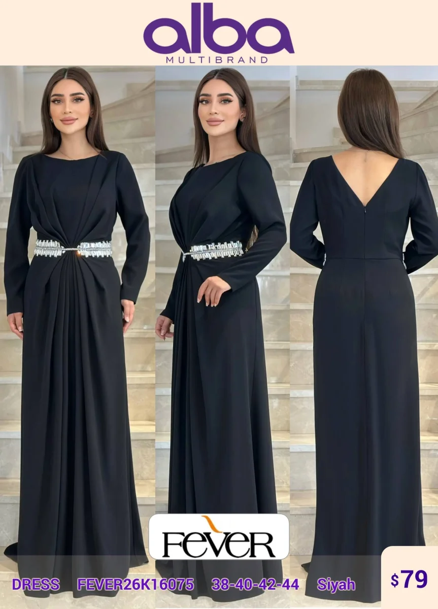 Платье FEVER (Black, модель FEVER26K16075) оптом