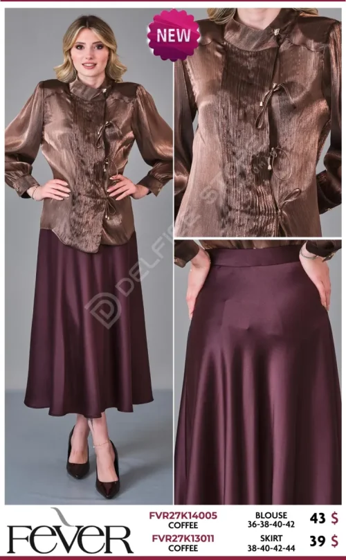Юбка FEVER (Brown, модель FVR27K13011) оптом