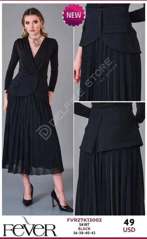 Юбка FEVER (Black, модель FVR27K13002) оптом