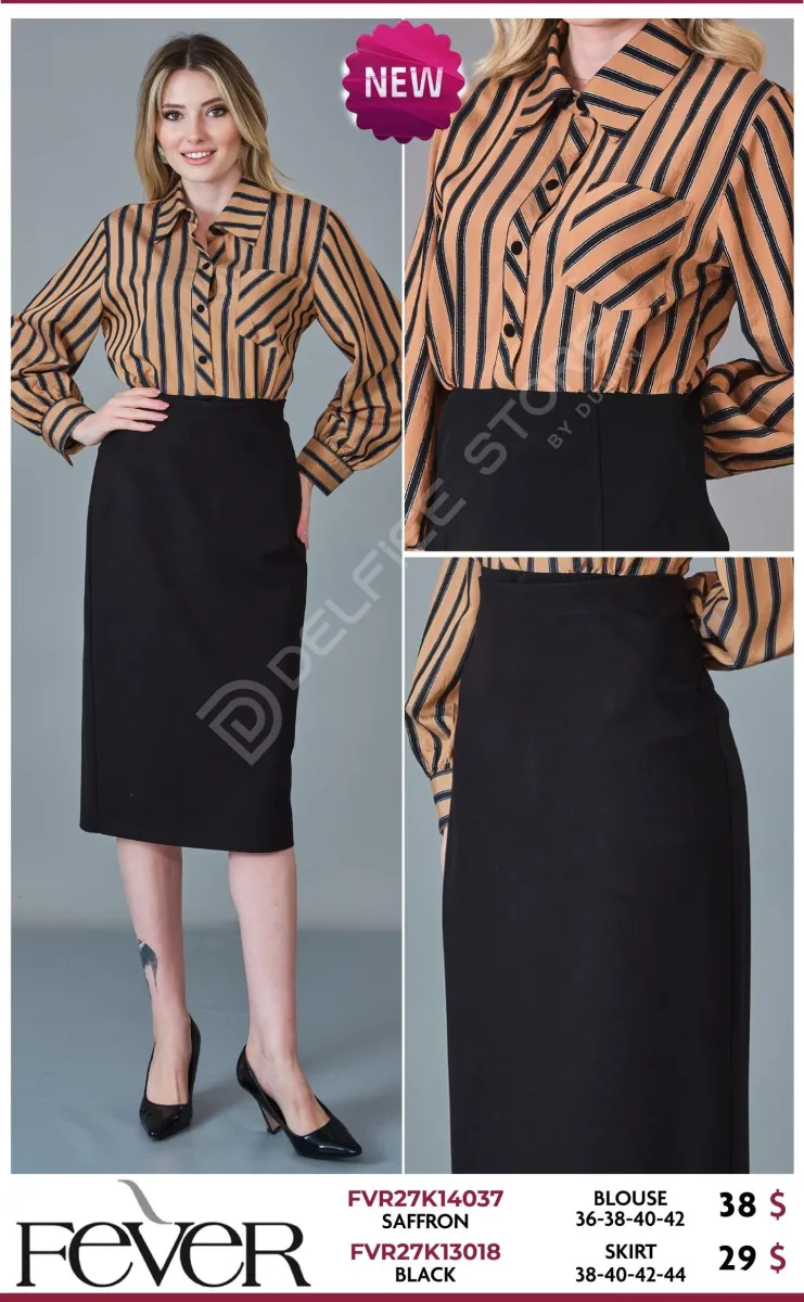 Юбка FEVER (Black, модель FVR27K13018) оптом