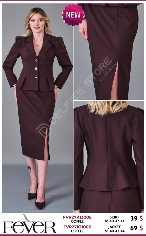 Юбка FEVER (Brown, модель FVR27K13005) оптом