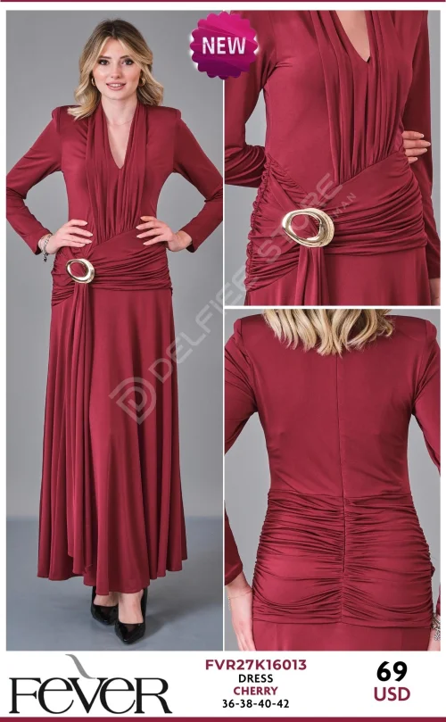 Платье FEVER (Wine, модель FVR27K16013) оптом