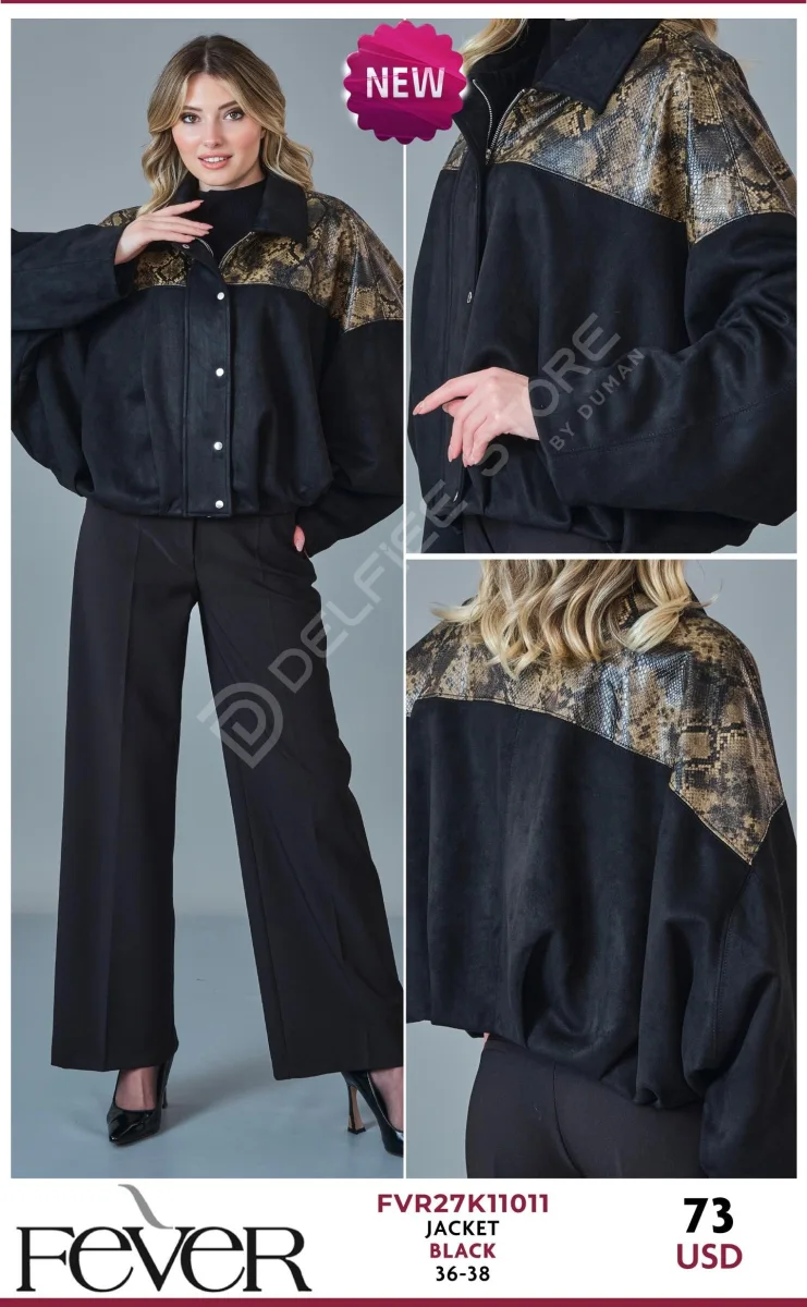 Жакет FEVER (Black, модель FVR27K11011) оптом