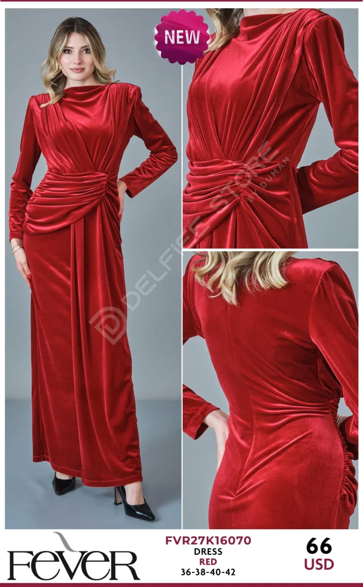 Платье FEVER (Red, модель FVR27K16070) оптом