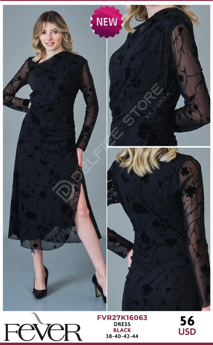 Платье FEVER (Black, модель FVR27K16063) оптом