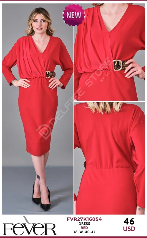 Платье FEVER (Red, модель FVR27K16054) оптом