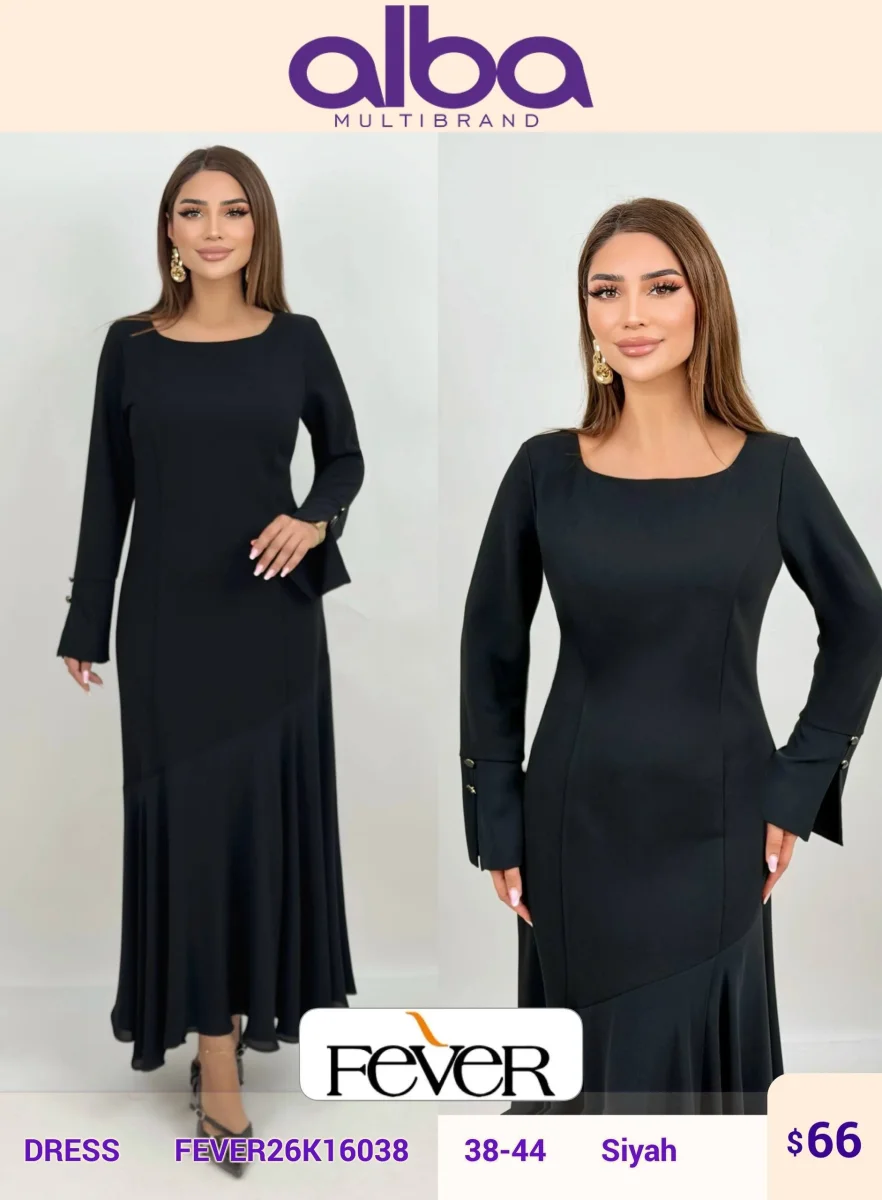 Платье FEVER (Black, модель FEVER26K16038) оптом