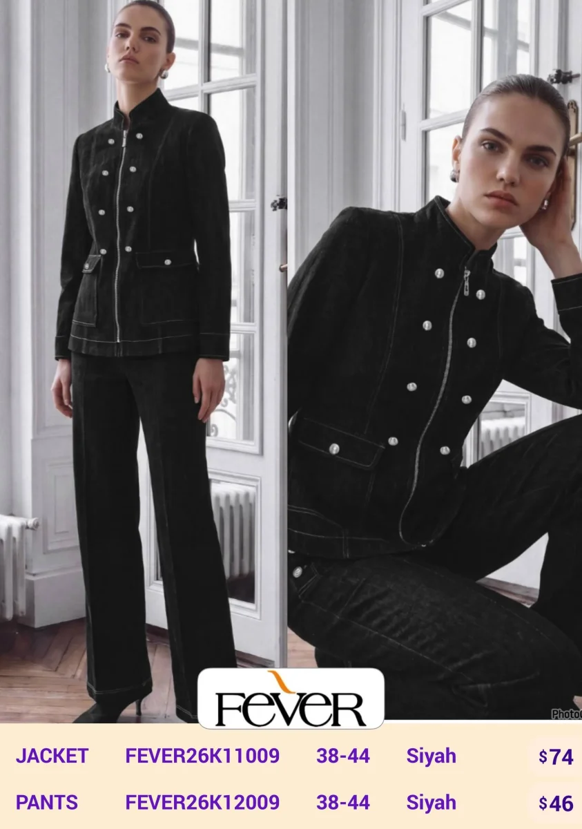 Брюки FEVER (Black, модель FEVER26K12009) оптом