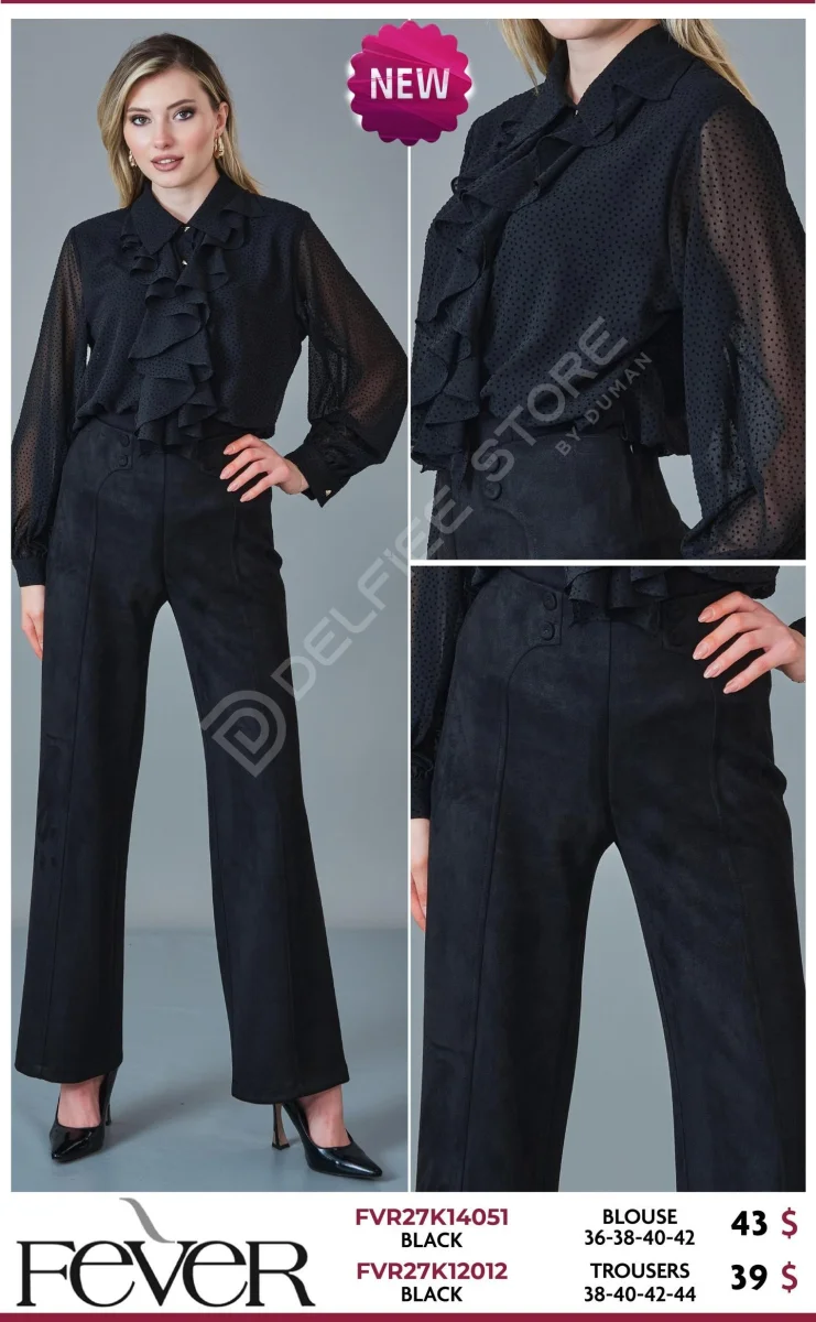 Брюки FEVER (Black, модель FVR27K12012) оптом