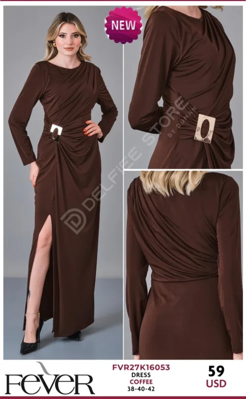 Платье FEVER (Brown, модель FVR27K16053) оптом