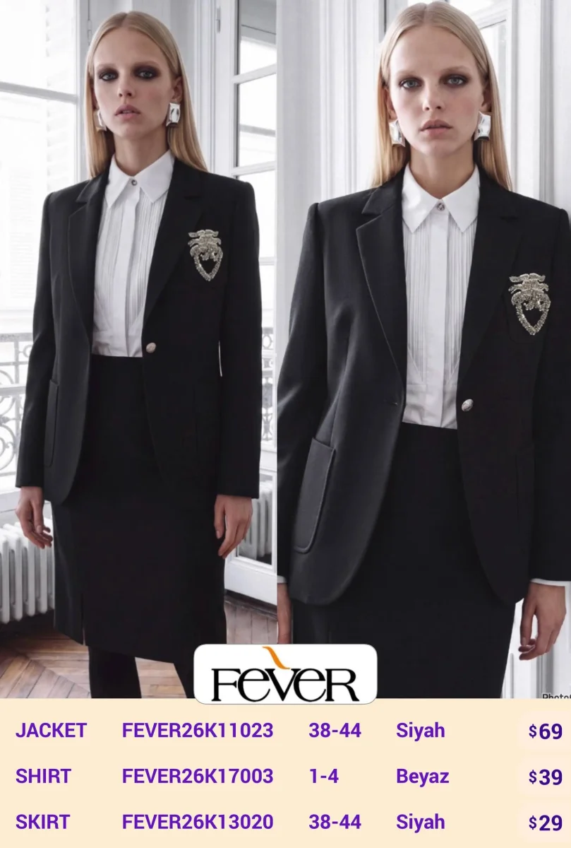 Жакет FEVER (Black, модель FEVER26K11023) оптом