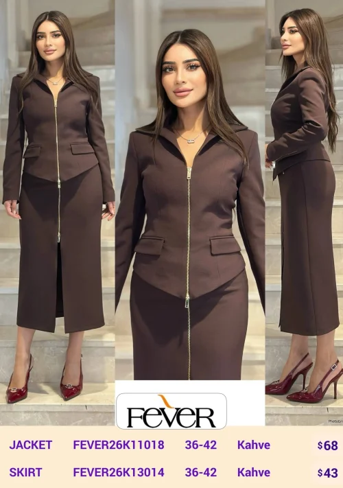 Юбка FEVER (Brown, модель FEVER26K13014) оптом
