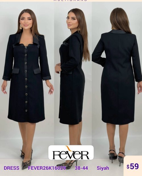 Платье FEVER (Black, модель FEVER26K16029) оптом
