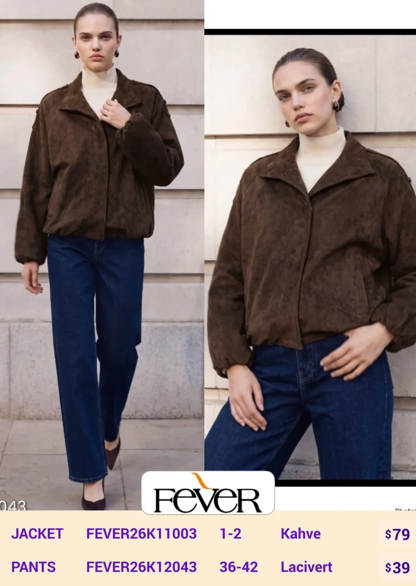Жакет FEVER (Brown, модель FEVER26K11003) оптом