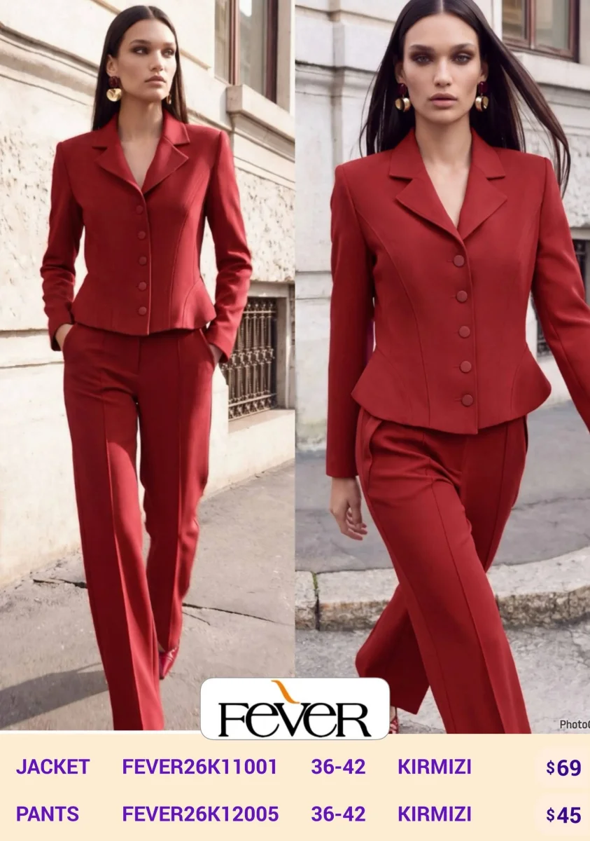 Брюки FEVER (Red, модель FEVER26K12005) оптом
