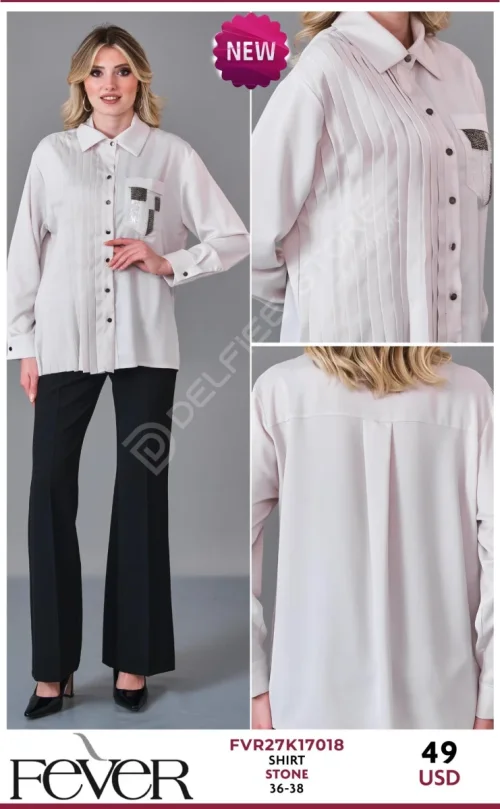 Рубашка FEVER (Beige, модель FVR27K17018) оптом