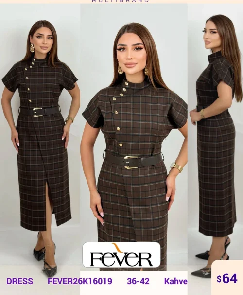 Платье FEVER (Brown, модель FEVER26K16019) оптом