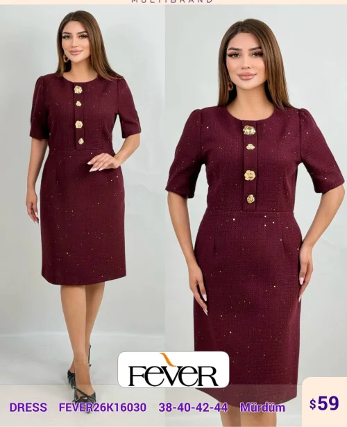 Платье FEVER (Purple, модель FEVER26K16030) оптом