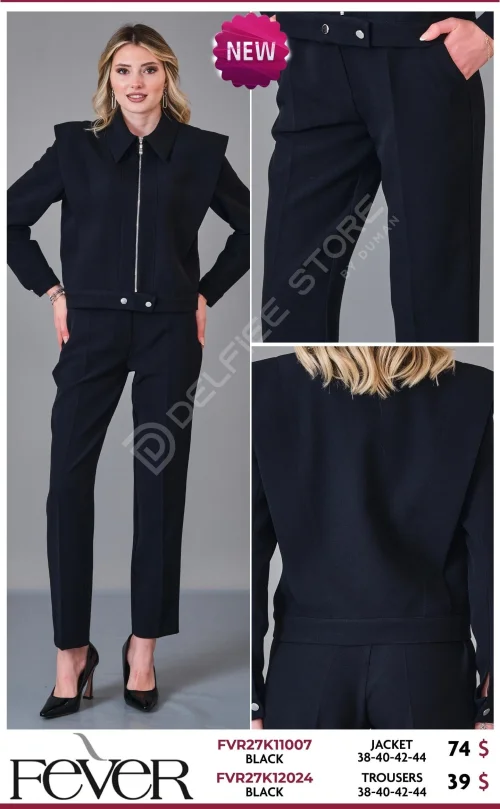 Жакет FEVER (Black, модель FVR27K11007) оптом