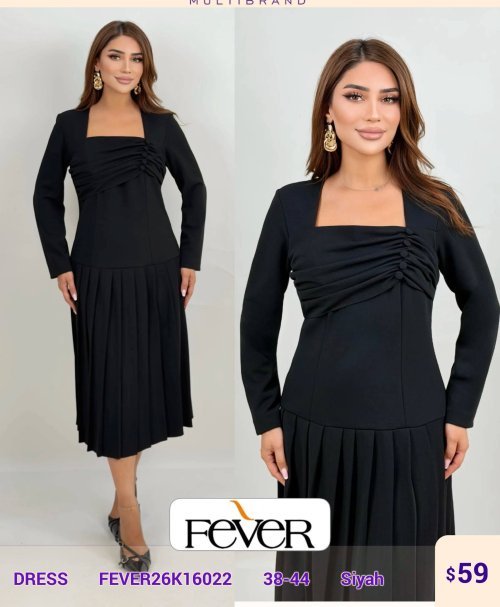 Платье FEVER (Black, модель FEVER26K16022) оптом