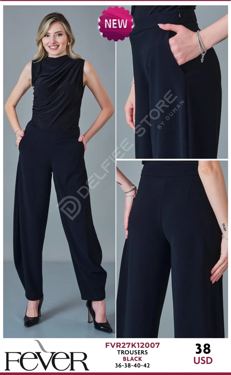 Брюки FEVER (Black, модель FVR27K12007) оптом