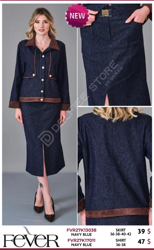 Юбка FEVER (Navy, модель FVR27K13038) оптом