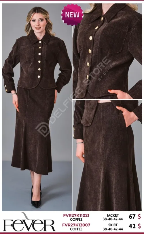 Юбка FEVER (Brown, модель FVR27K13007) оптом
