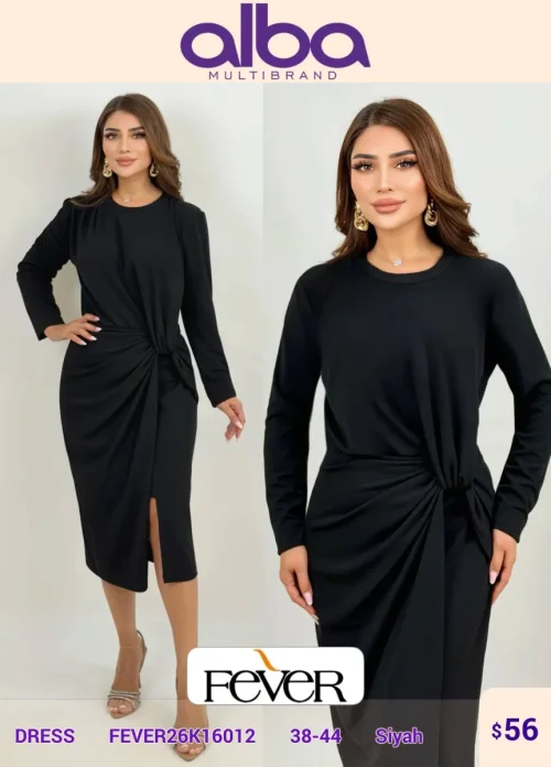Платье FEVER (Black, модель FEVER26K16012) оптом