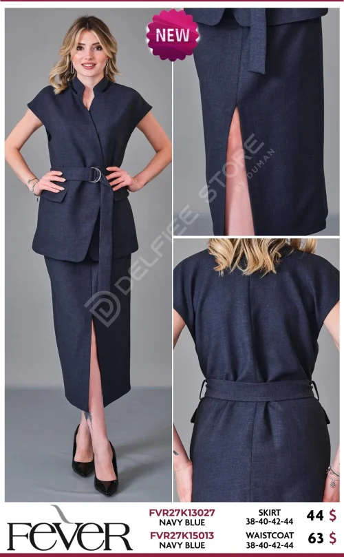 Юбка FEVER (Navy, модель FVR27K13027) оптом